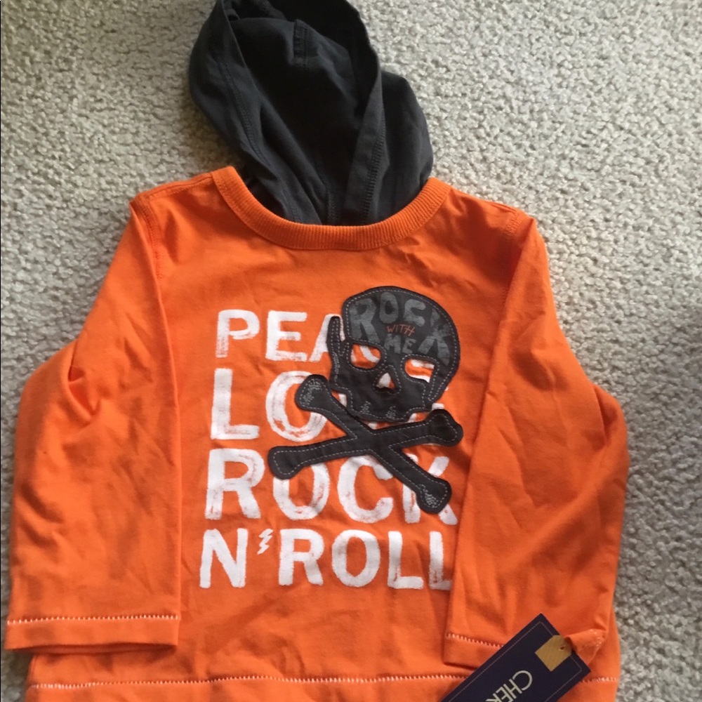 Peace, Love, Rock n Roll T shirt 3T